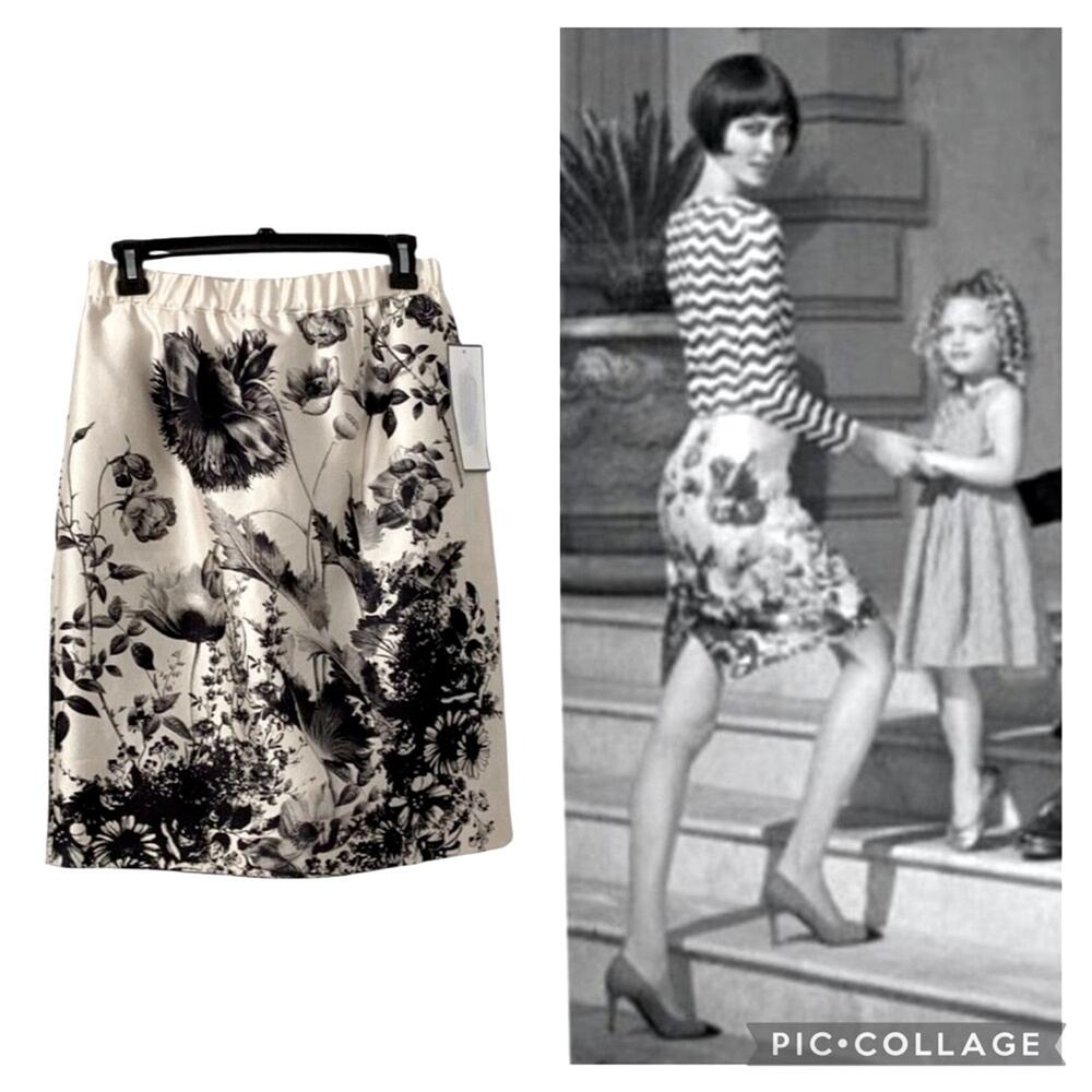 J.Crew Collection Pencil Skirt in Photo Floral SZ‎ 6